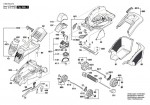 Bosch 3 600 HA4 273 Rotak 40-17 Ergoflex Lawnmower Spare Parts